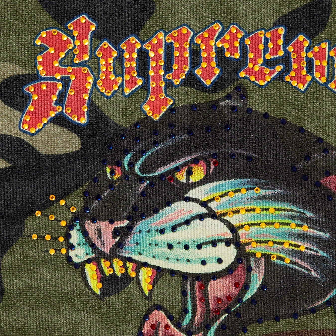 Panther Zip Up Hooded Sweatshirt view 10